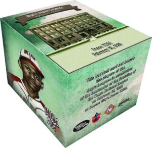 negro leagues legends centennial baseball card set - limited edition 184 cards - featuring baseball legends including satchel paige, josh gibson, cool papa bell and buck leonard and more
