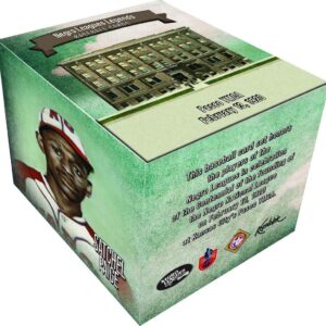 Negro Leagues Legends Centennial Baseball Card Set - Limited Edition 184 Cards - Featuring Baseball Legends Including Satchel Paige, Josh Gibson, Cool Papa Bell and Buck Leonard and More