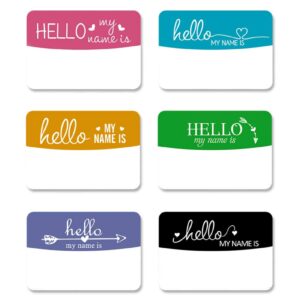 6 pack newborn name sticker, hello my name is tag, baby birth announcement sticker, introduction name tag for newborn photo shoot, photo prop