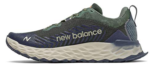 New Balance Men's Fresh Foam Hierro V6 Trail Running Shoe, Black Spruce/Timberwolf, 9.5 Wide