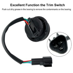 Trim and Tilt Switch Assembly Fit for Yamaha Models 2 Strokes 115 130 150 175 200 225 1990-2005 Replace Original Equipment 6R3-82563-01-00 6R3-82563-00-00