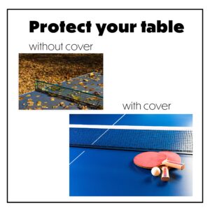 Ping Pong Table Cover Outdoor Waterproof 110W x 60D x 30H Table Top Tennis Table Cover