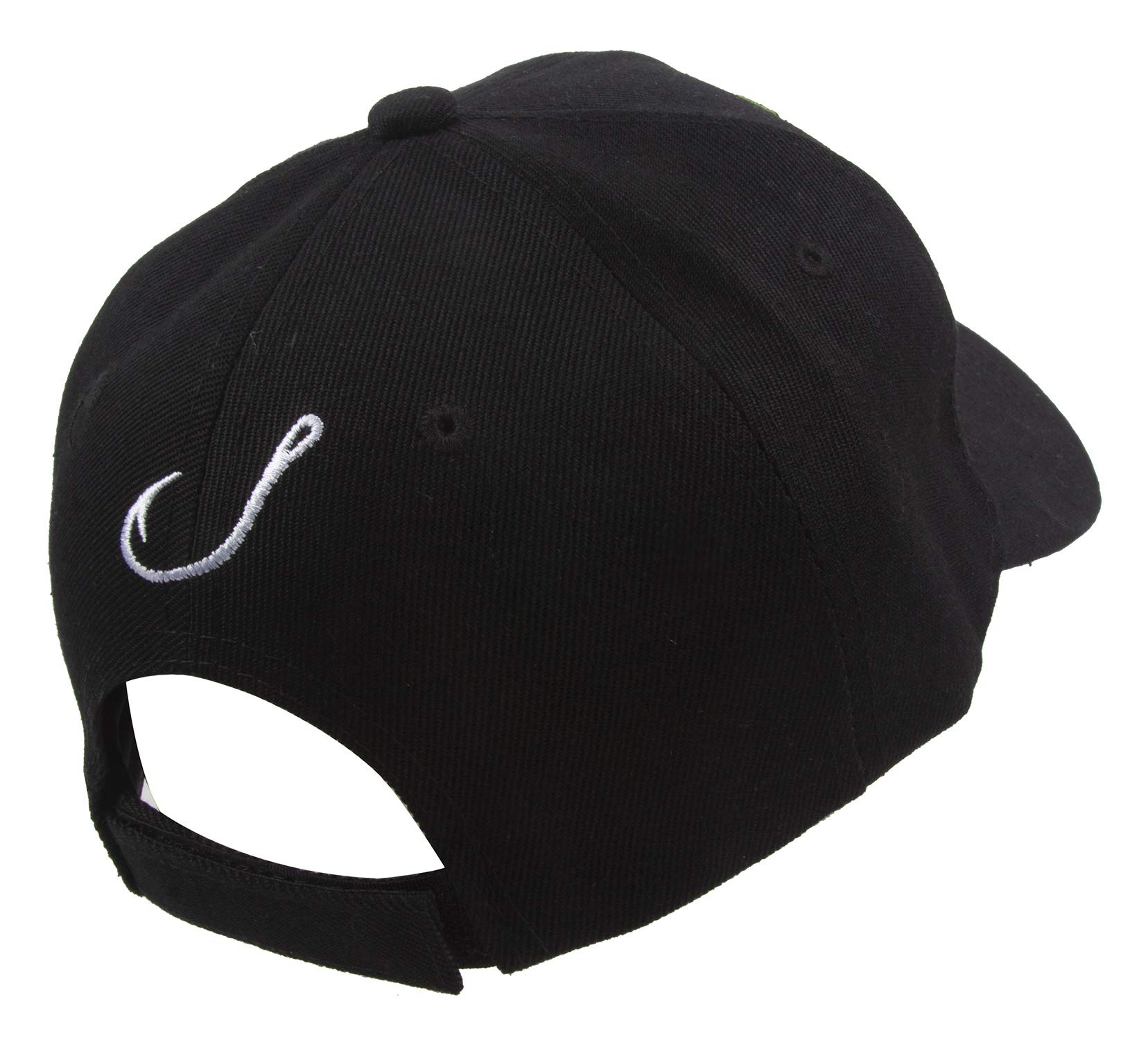 TOP HEADWEAR Fisherman Fish Now Work Later Baseball Cap - Black