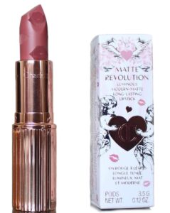 charlotte tilbury matte revolution wedding belles lipstick limited edition nude-pink lipstick with a kissable matte finish
