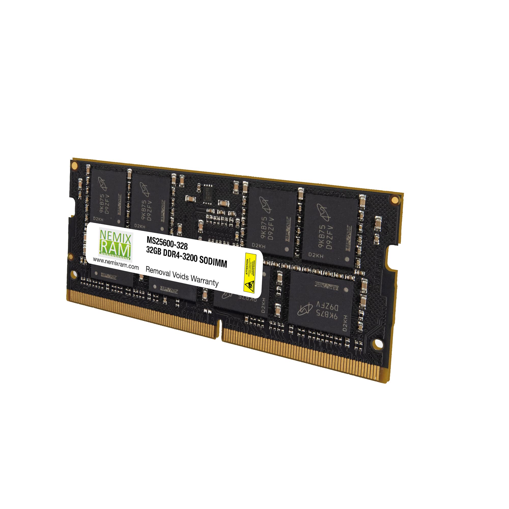 32GB DDR4-3200 PC4-25600 SODIMM Laptop Memory by NEMIX RAM