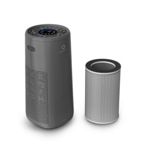 airthereal bundle | agh550 true hepa air purifier and 1-pack spare replacement filter, glory days