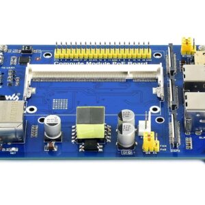 Compute Module IO Board with PoE Feature Development Board Composite Breakout Board for Developing with Raspberry Pi CM3 / CM3L / CM3+ / CM3+L,Onboard 10/100M Ethernet Port,USB Ports