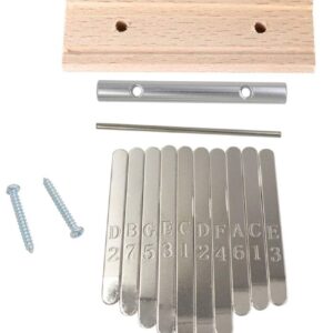 Jiayouy Kalimba Thumb Piano 10 Keys DIY Sets Bridge Saddle for Kalimba Thumb Piano Replacement Accessories