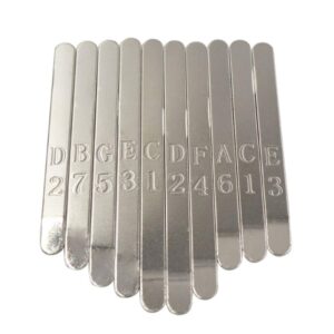 Jiayouy Kalimba Thumb Piano 10 Keys DIY Sets Bridge Saddle for Kalimba Thumb Piano Replacement Accessories