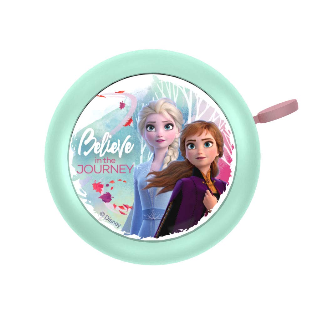 Seven Polska Disney Frozen 2 Bicycle Bell, Turquoise