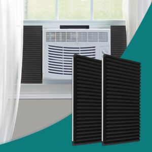 daisypower window air conditioner foam insulating panels kits, ac units insulation side panels, 17 inch x 9 inch x 7/8 inch