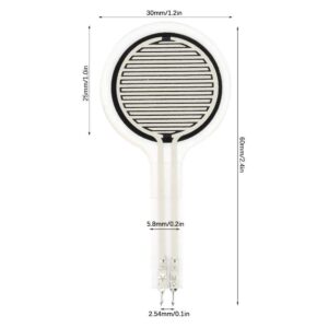 Sensing Resistor, 0~30KG Thin Film Pressure Sensor Force Sensor Diameter 30mm for Detect and Measure