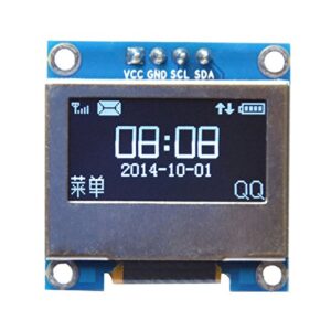 cococina 0.96 inch 4pin blue yellow iic i2c oled display module geekcreit for arduino - products that work with official arduino boards