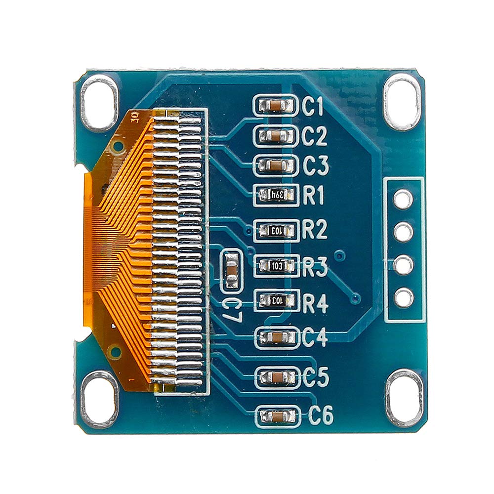 CoCocina 0.96 Inch 4Pin Blue Yellow Iic I2C OLED Display Module Geekcreit for Arduino - Products That Work with Official Arduino Boards