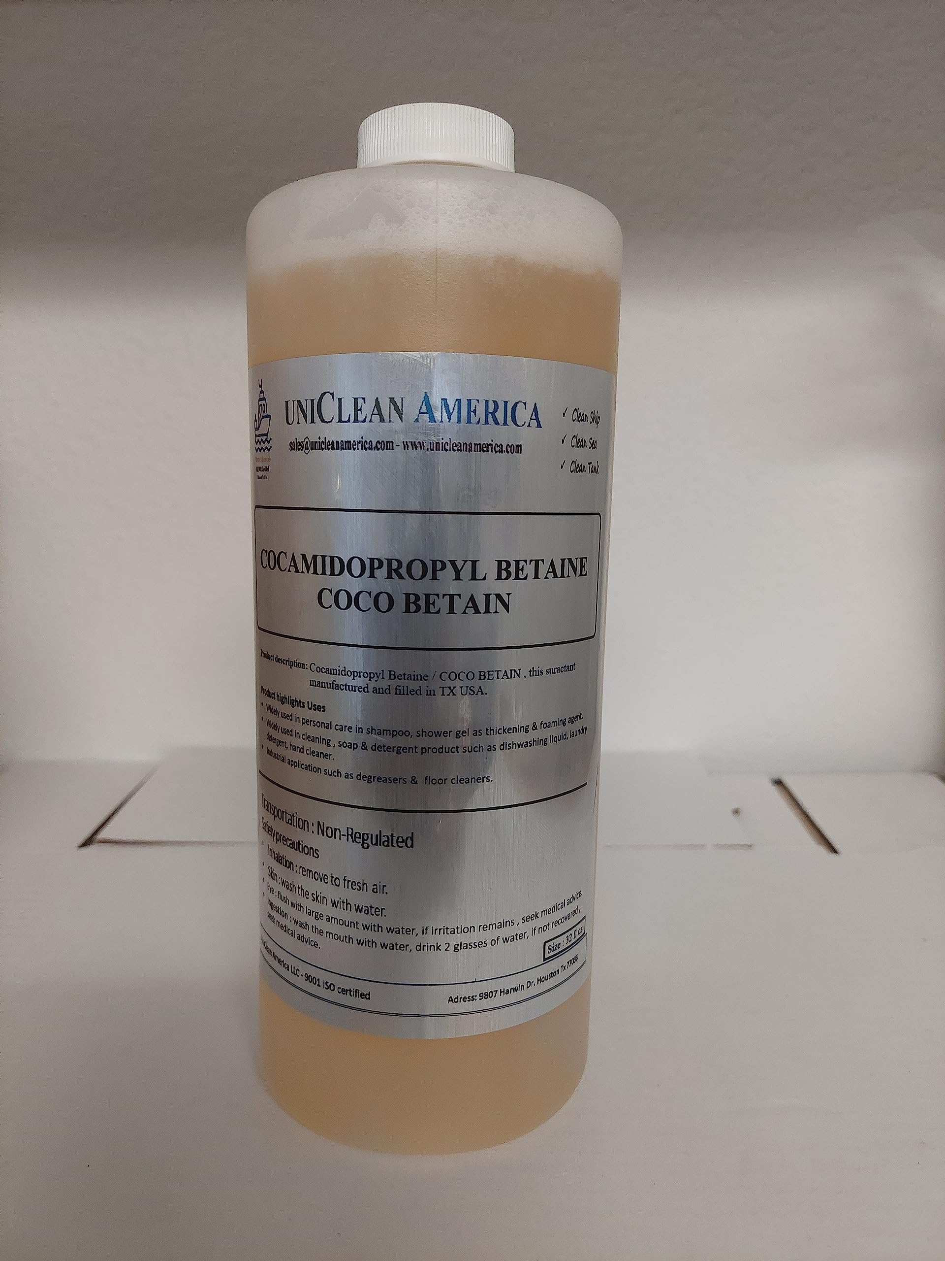 UniClean America Cocamidopropyl betaine/COCO BETAIN (16 oz)