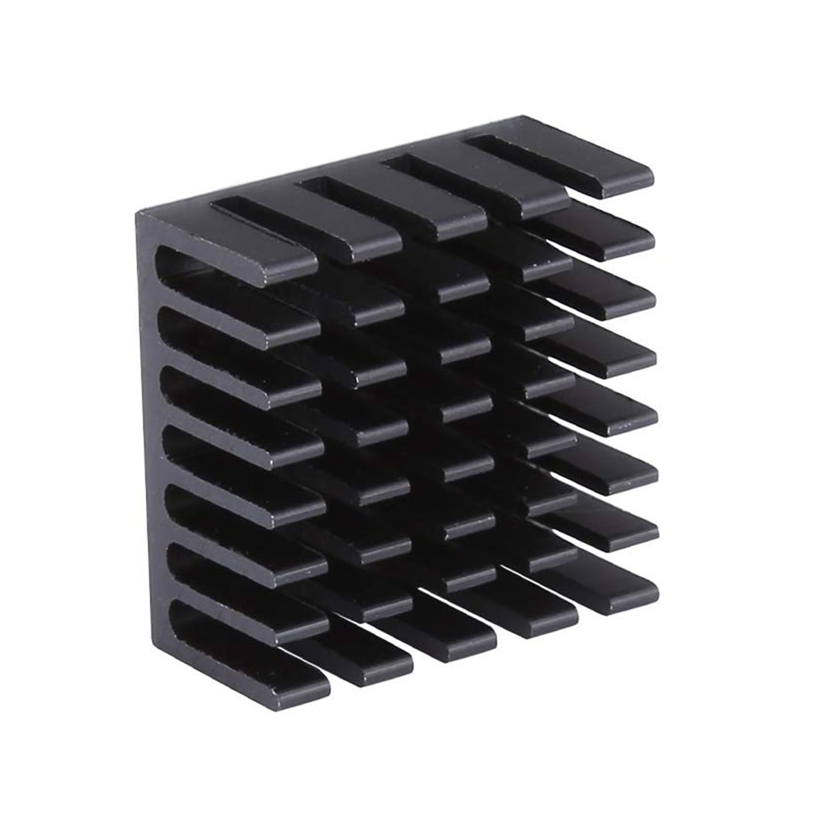 Awxlumv 10PCS 20mm Heatsink Kit 20x20x10mm/ 0.79x0.79x0.39inch with Thermal Conductive Adhesive Tape, Cooler Heat Sink for Cooling GPU IC Chips VRAM VGA RAM (20mmx20mmx10mm)