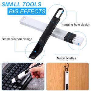 202 Pieces Keyboard O Rings Switch Puller Keycap Removal Tool Kit Includes Keyboard Puller Keycap Removal Tool Door Window Track Cleaning Brush 200 O Ring Switch Dampeners (Black, Transparent)