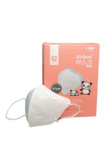 10pcs airqueen korean nanofiber filter childern mask for kids (white)