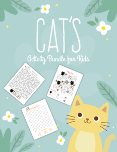 cat's activity bundle for kids