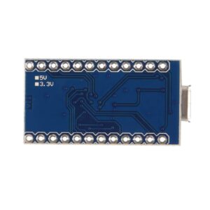 AITRIP Pro Micro ATmega32U4 5V/16MHz Module Board with 2 Row pin Header Compatible with arduino Leonardo Replace ATmega328 Pro Mini (1 PCS)