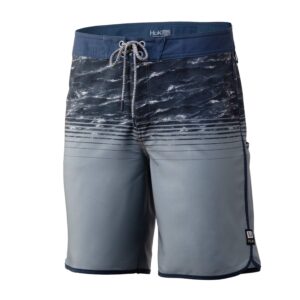huk men's classic 20" boardshort | quick-drying fishing shorts, sargasso sea, 30