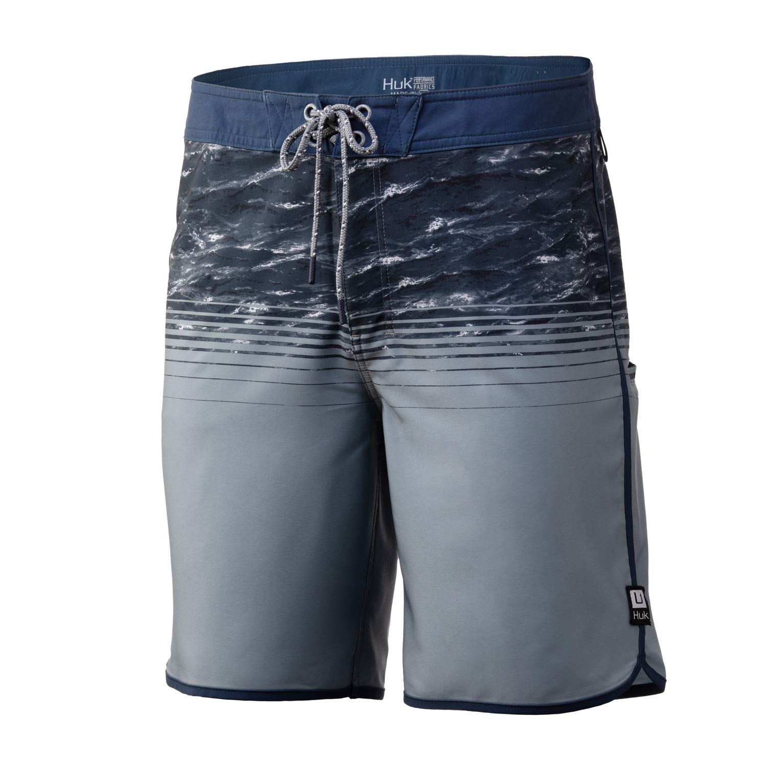 HUK Men's Classic 20" Boardshort | Quick-Drying Fishing Shorts, Sargasso Sea, 30