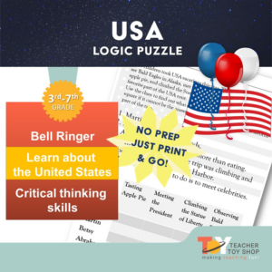 logic puzzle for independence day