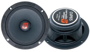 cerwin vega 6.5 inch pro series car speakers - 150w rms, high spl, heavy duty magnet speaker for superior car audio system, 4 ohm coaxial design for enhanced sound quality cvp65