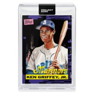 topps project 2020 baseball card #66 1989 ken griffey jr. by jacob rochester - only 9,356 made!