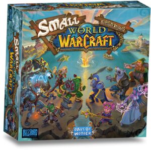 small world of warcraft board game - fantasy civilization strategy game, family game for kids & adults, ages 8+, 2-5 players, 40-80 min playtime, made by days of wonder