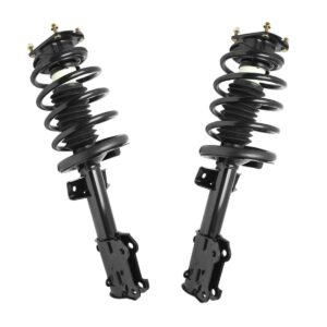 autoshack front complete struts coil springs assembly pair of 2 driver and passenger side replacement for 2011 2012 2013 2014 ford mustang 3.7l 5.0l 5.4l 5.8l v6 v8 rwd cst100799pr