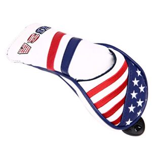 4pcs/Set 1 3 5 UT Golf Head Covers USA Stars and Stripes Driver Fairway Wood Hybrid Head Covers