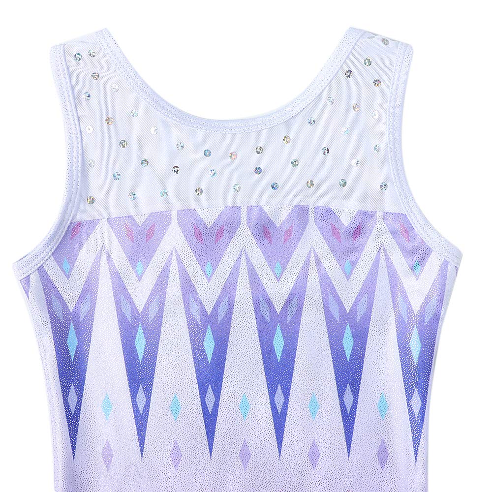 HOZIY Leotards for Girls Gymnastics 4t 5t Purple Snow Ice Sparkly Sequins Biketards