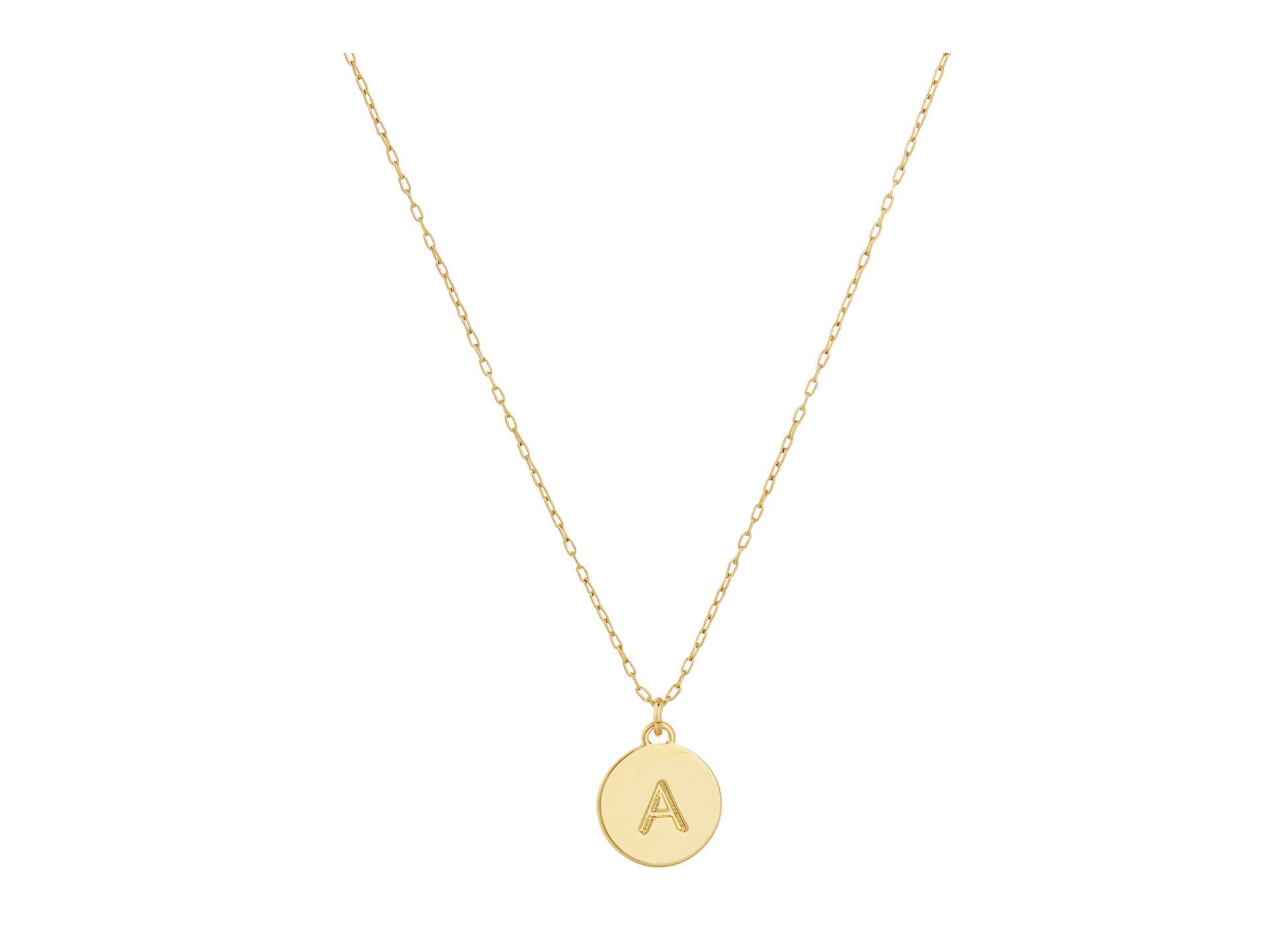 Kate Spade New York Kate Spade Mini Initial Pendant A Gold One Size