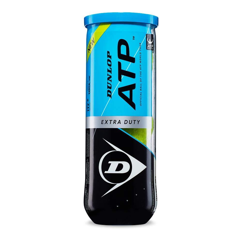 DUNLOP ATP Super Premium Extra Duty Tennis Ball Can - 3 Ball Cans (24 Cans - 1 Case)