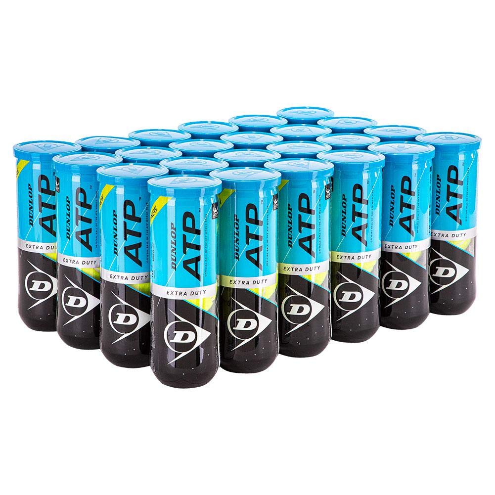 DUNLOP ATP Super Premium Extra Duty Tennis Ball Can - 3 Ball Cans (24 Cans - 1 Case)