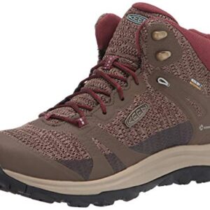 KEEN Womens Terradora 2 Waterproof Mid Height Hiking Boot, Canteen/Andorra, 9.5 US