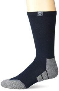 under armour adult hitch all season boot socks, 1-pair , black/pitch gray , medium