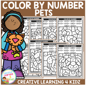 color by number: pets