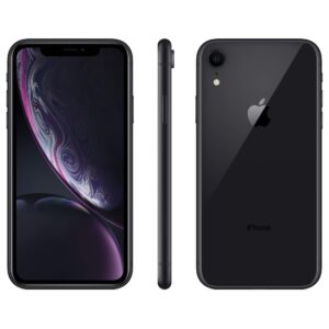 apple iphone xr, 64gb, black - unlocked (renewed premium)