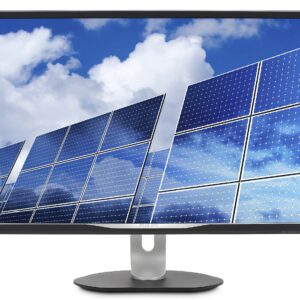 Philips 328B6QJEB 32" Monitor, Quad HD 2K, IPS 128% sRGB, Speakers, USB hub, MultiView, Height Adjustable, VESA Black (Renewed)