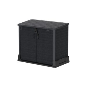 Duramax Storeaway 4 ft. 3 in. x 2 ft. 5 in. x 3 Ft 7 in. Resin Horizontal Outdoor Storage Shed Gray