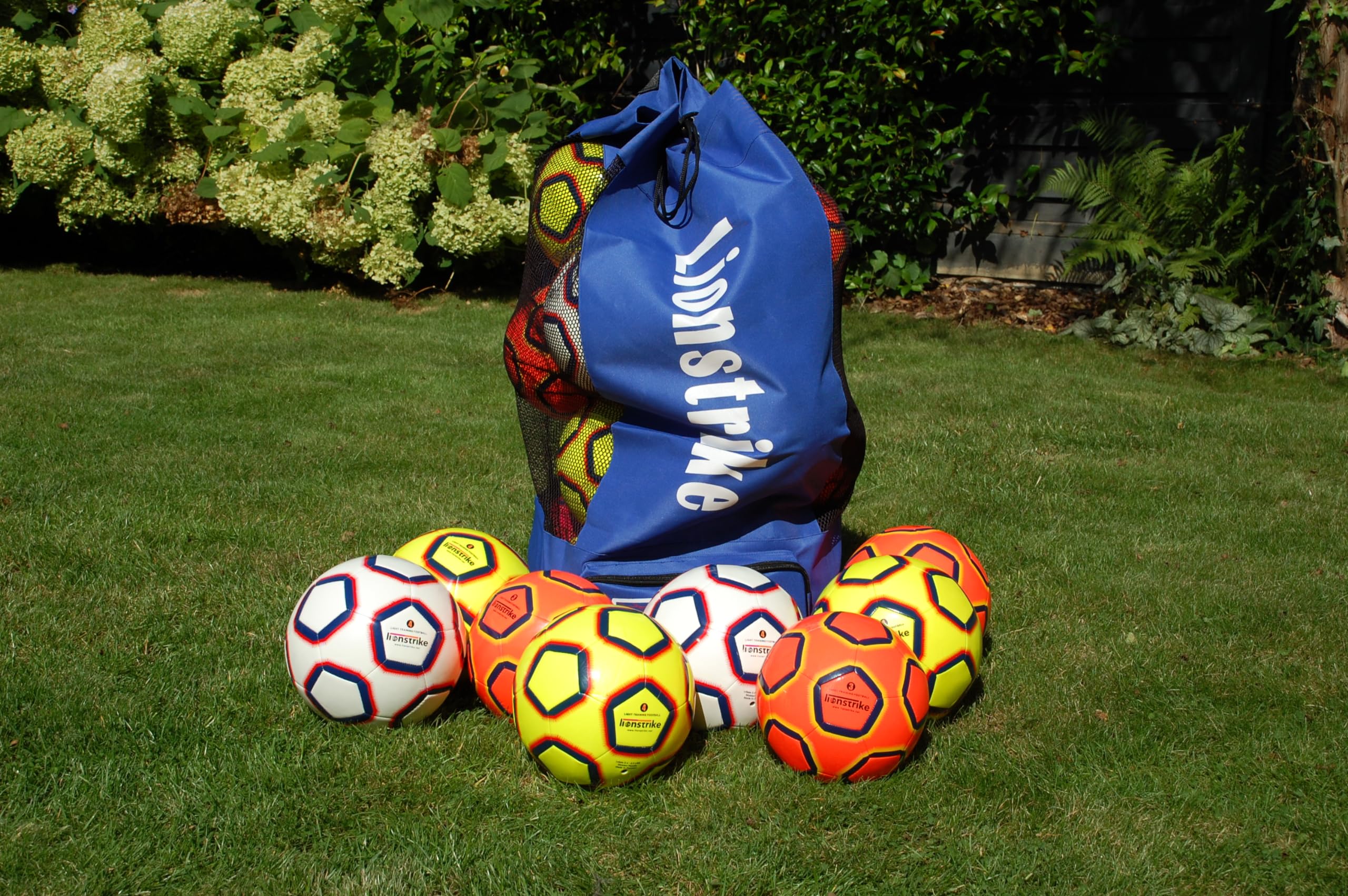 Lionstrike Lite Soccer Ball - Size 3 | Ages 2-4 | Indoor/Outdoor Training | Skill Practice & Confidence Boost | Boys, Girls (Orange)