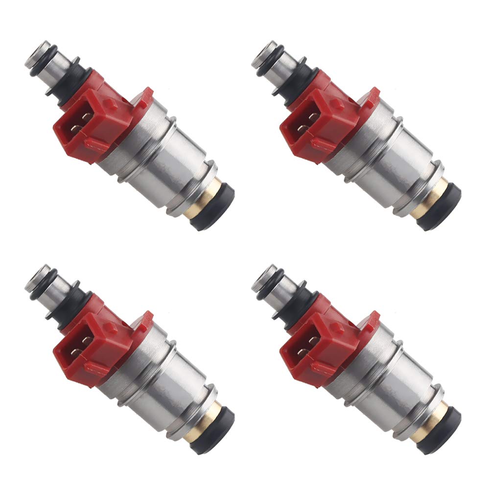 JDMON Compatible with Fuel Injectors Nissan Pickup D21 2.4L replace 1990-1994 16600-86G00 1660086G00 4pcs