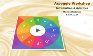 arpeggio workshop:introduction & activities - chrome music lab