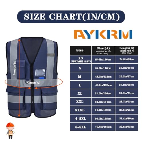 safety vest for women navy blue