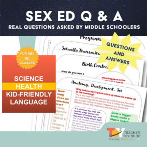 sex education — actual student questions with answers