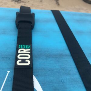 COR Surf Premium 10 Foot 'No Scratch' Cam Buckle Tie Down Straps with Protective Silicone for Surfboards, Paddle Boards, Kayaks and Canoes (15')