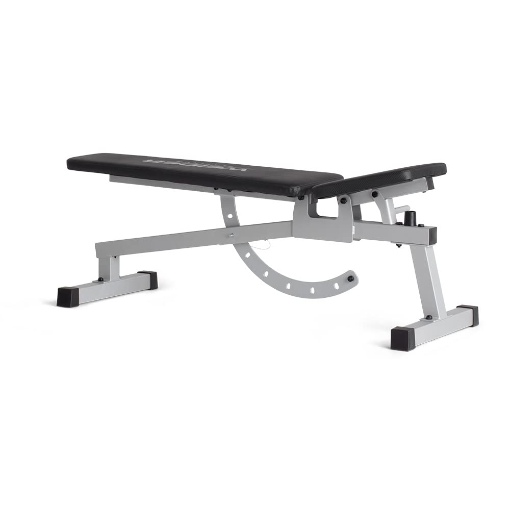 Weider Platinum Utility Bench & Squat Rack, Black