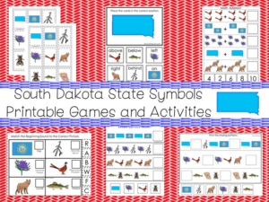 30 printable south dakota state symbols themed games and activities